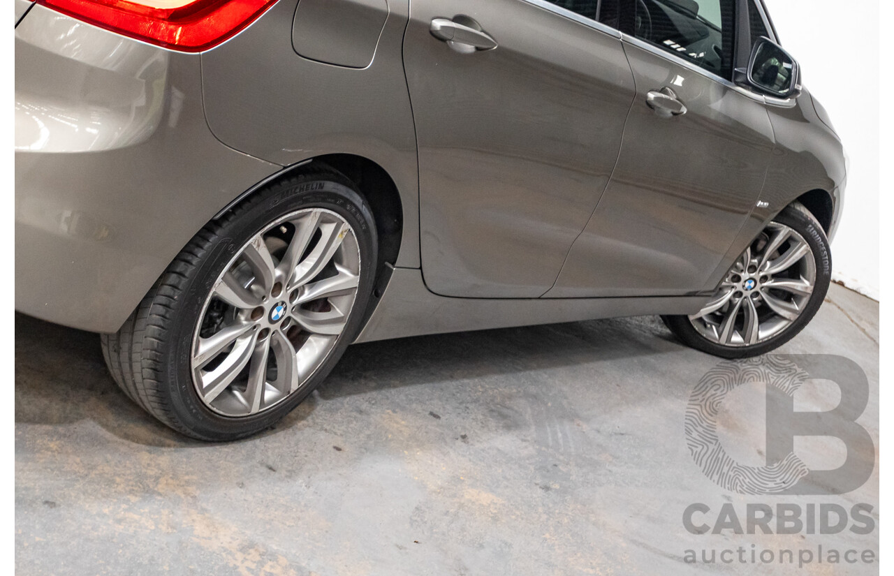6/2017 BMW 220i Active Tourer Luxury Line F45 MY18 4D Wagon Sparkling Brown Metallic Turbo 2.0L