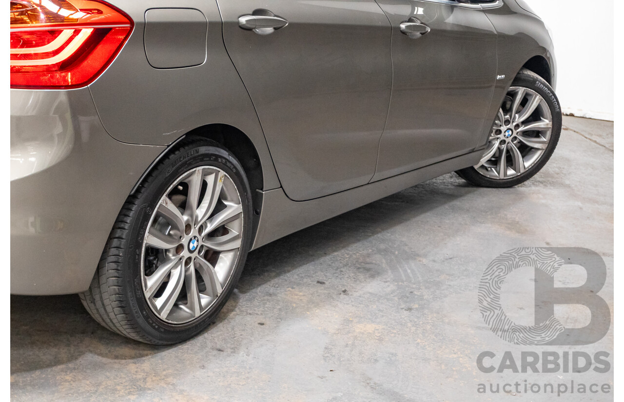 6/2017 BMW 220i Active Tourer Luxury Line F45 MY18 4D Wagon Sparkling Brown Metallic Turbo 2.0L