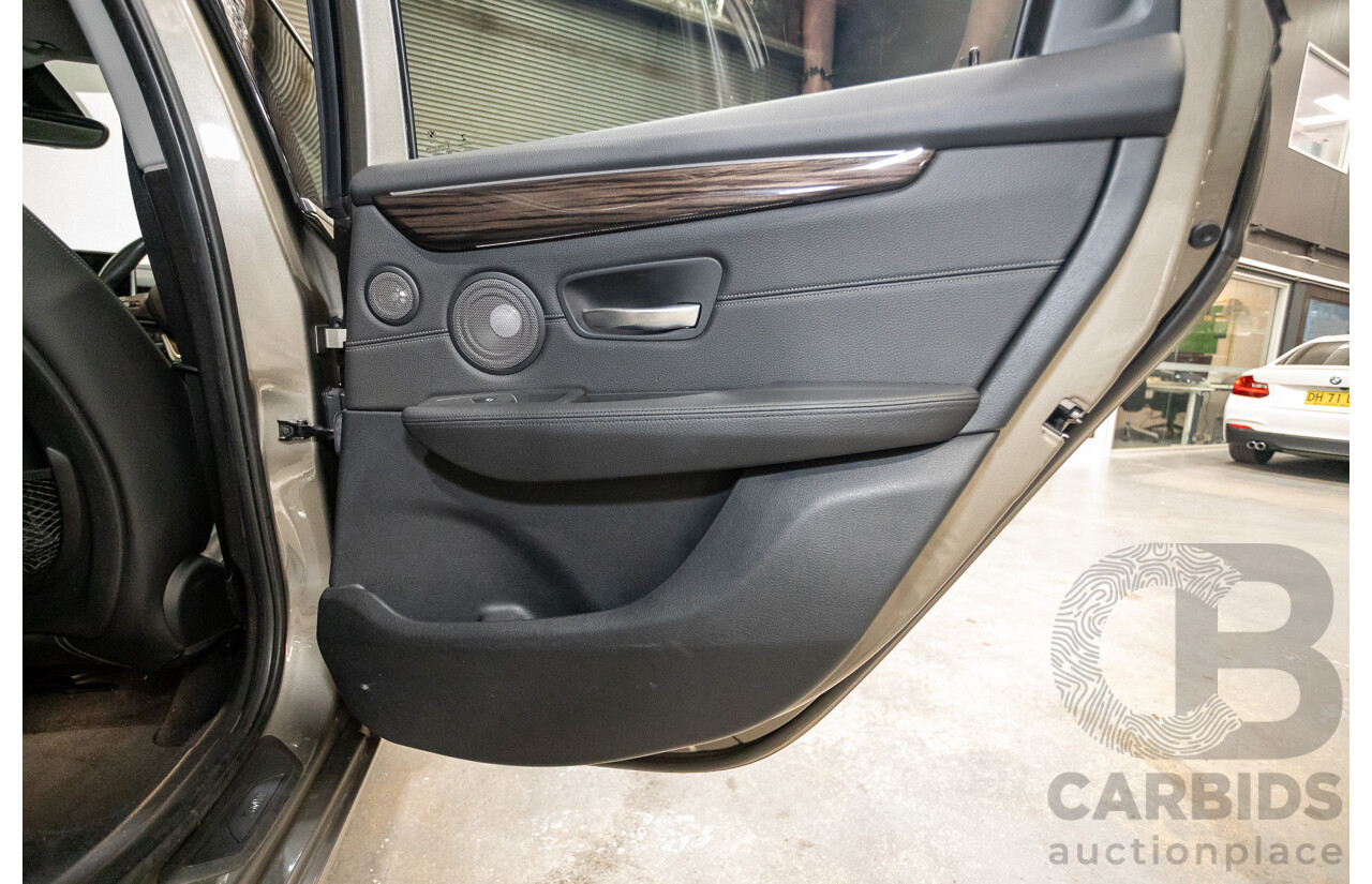 6/2017 BMW 220i Active Tourer Luxury Line F45 MY18 4D Wagon Sparkling Brown Metallic Turbo 2.0L