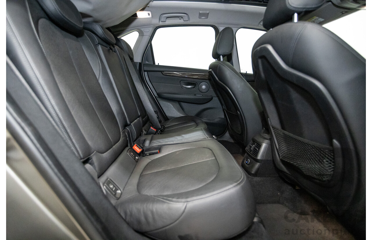 6/2017 BMW 220i Active Tourer Luxury Line F45 MY18 4D Wagon Sparkling Brown Metallic Turbo 2.0L