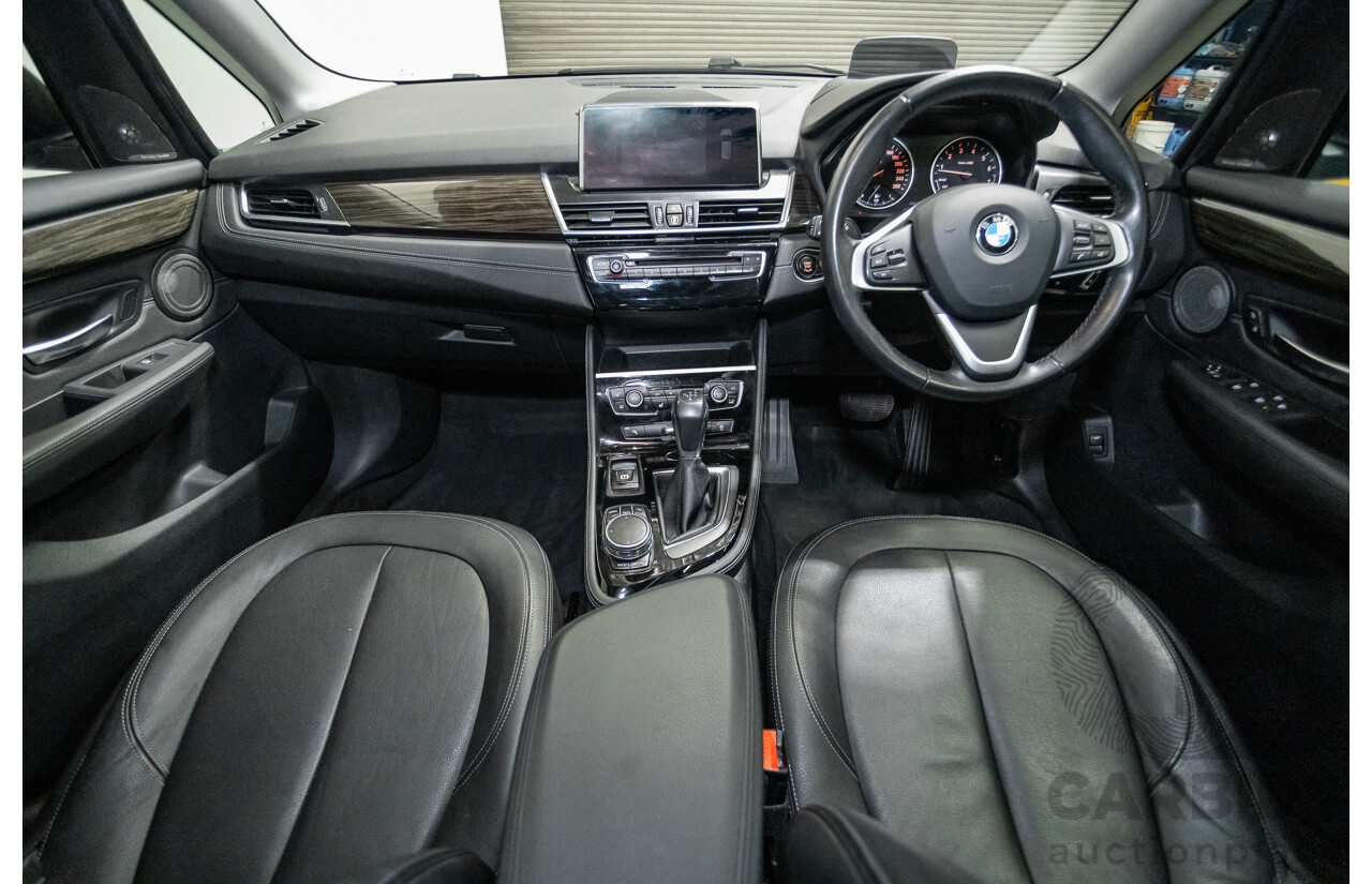6/2017 BMW 220i Active Tourer Luxury Line F45 MY18 4D Wagon Sparkling Brown Metallic Turbo 2.0L