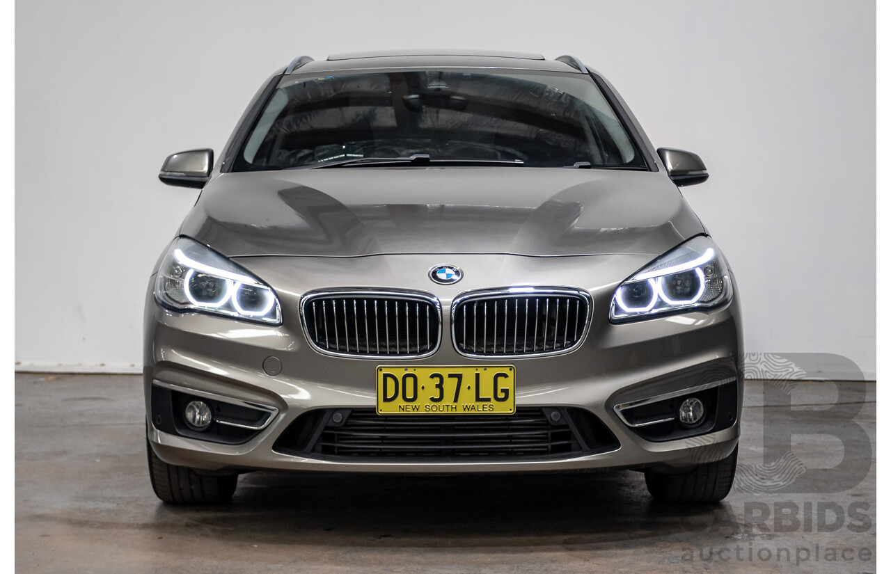 6/2017 BMW 220i Active Tourer Luxury Line F45 MY18 4D Wagon Sparkling Brown Metallic Turbo 2.0L