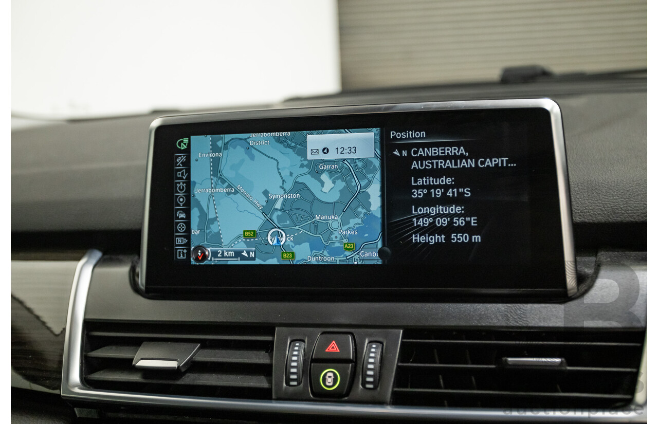 6/2017 BMW 220i Active Tourer Luxury Line F45 MY18 4D Wagon Sparkling Brown Metallic Turbo 2.0L