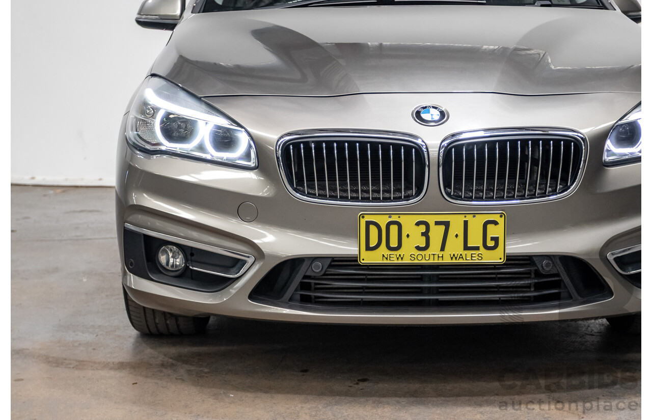 6/2017 BMW 220i Active Tourer Luxury Line F45 MY18 4D Wagon Sparkling Brown Metallic Turbo 2.0L