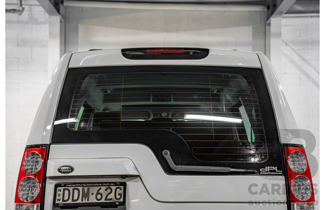 5/2012 Land Rover Discovery 4 3.0 SDV6 HSE MY12 4d Wagon Fuji White Turbo Diesel V6 3.0L - 7 Seater