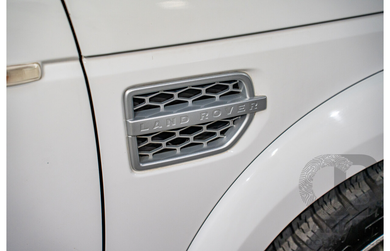 5/2012 Land Rover Discovery 4 3.0 SDV6 HSE MY12 4d Wagon Fuji White Turbo Diesel V6 3.0L - 7 Seater
