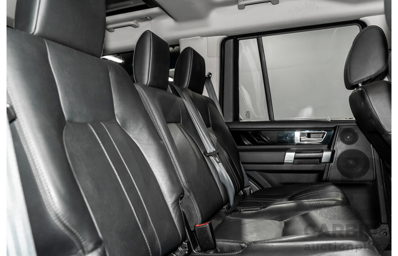 5/2012 Land Rover Discovery 4 3.0 SDV6 HSE MY12 4d Wagon Fuji White Turbo Diesel V6 3.0L - 7 Seater