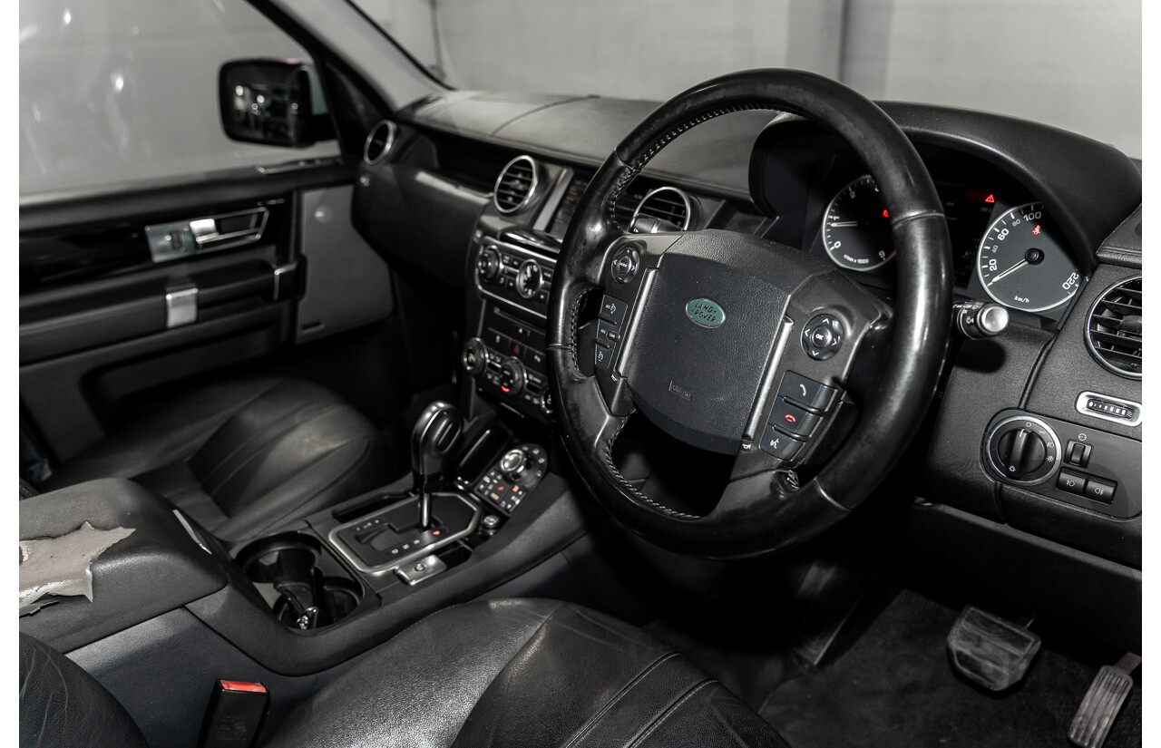 5/2012 Land Rover Discovery 4 3.0 SDV6 HSE MY12 4d Wagon Fuji White Turbo Diesel V6 3.0L - 7 Seater