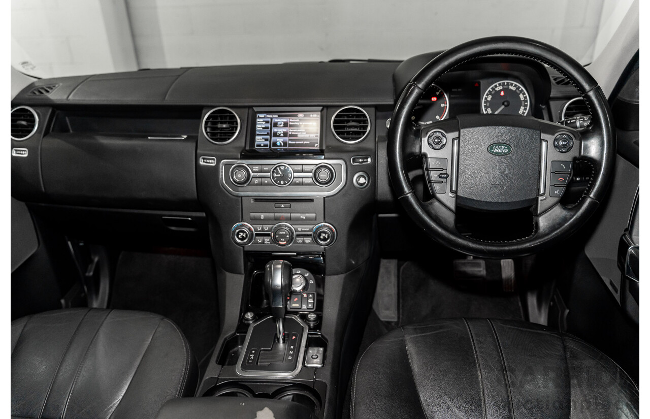 5/2012 Land Rover Discovery 4 3.0 SDV6 HSE MY12 4d Wagon Fuji White Turbo Diesel V6 3.0L - 7 Seater