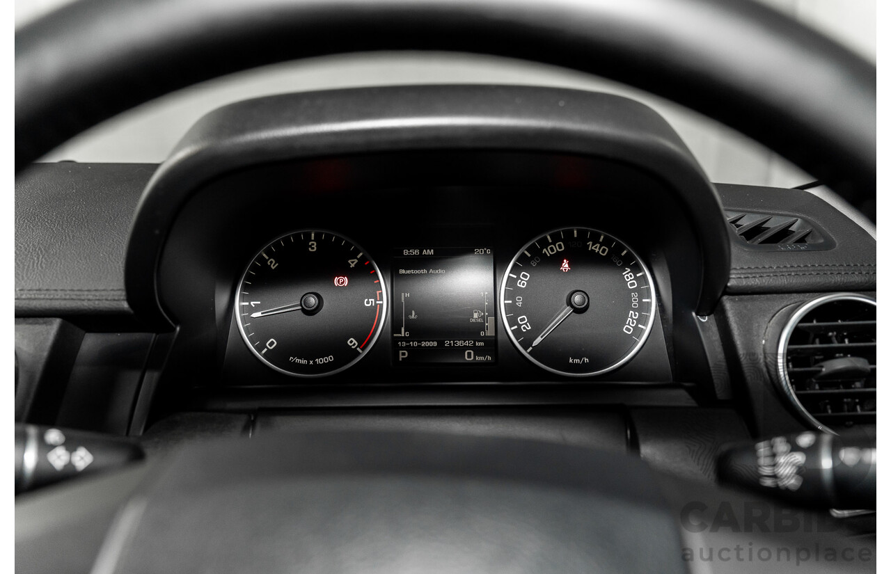 5/2012 Land Rover Discovery 4 3.0 SDV6 HSE MY12 4d Wagon Fuji White Turbo Diesel V6 3.0L - 7 Seater