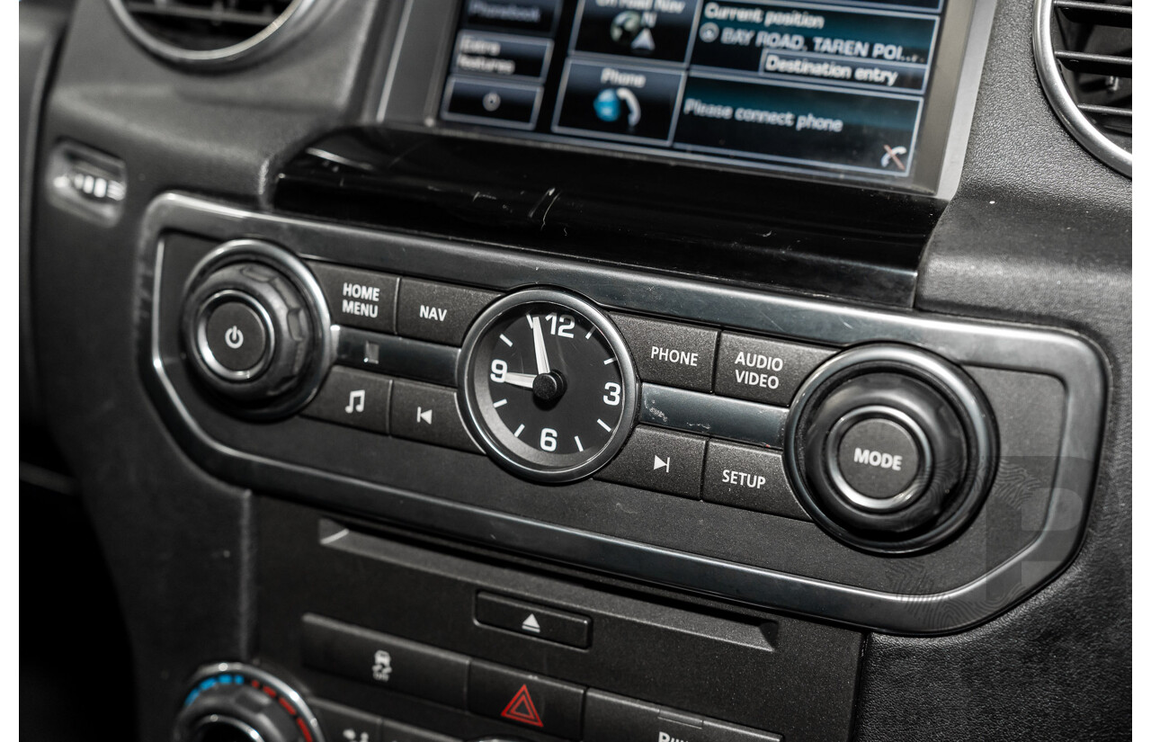 5/2012 Land Rover Discovery 4 3.0 SDV6 HSE MY12 4d Wagon Fuji White Turbo Diesel V6 3.0L - 7 Seater