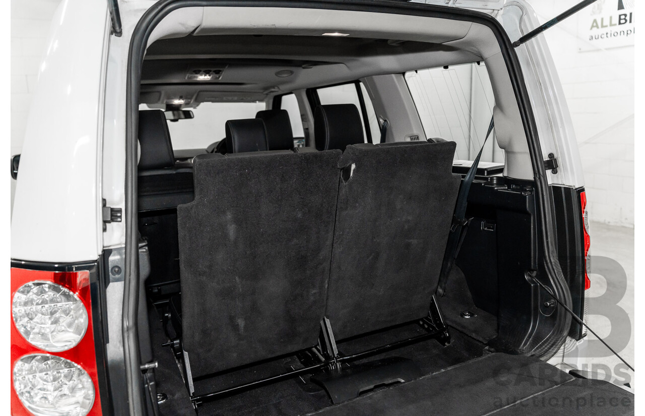 5/2012 Land Rover Discovery 4 3.0 SDV6 HSE MY12 4d Wagon Fuji White Turbo Diesel V6 3.0L - 7 Seater