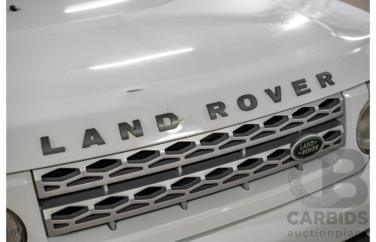 5/2012 Land Rover Discovery 4 3.0 SDV6 HSE MY12 4d Wagon Fuji White Turbo Diesel V6 3.0L - 7 Seater