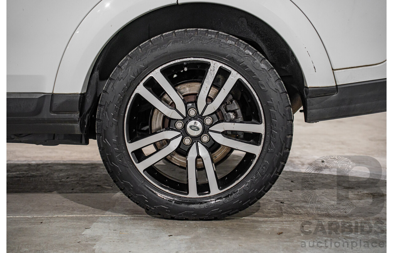 5/2012 Land Rover Discovery 4 3.0 SDV6 HSE MY12 4d Wagon Fuji White Turbo Diesel V6 3.0L - 7 Seater