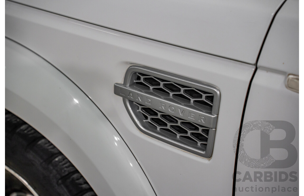 5/2012 Land Rover Discovery 4 3.0 SDV6 HSE MY12 4d Wagon Fuji White Turbo Diesel V6 3.0L - 7 Seater
