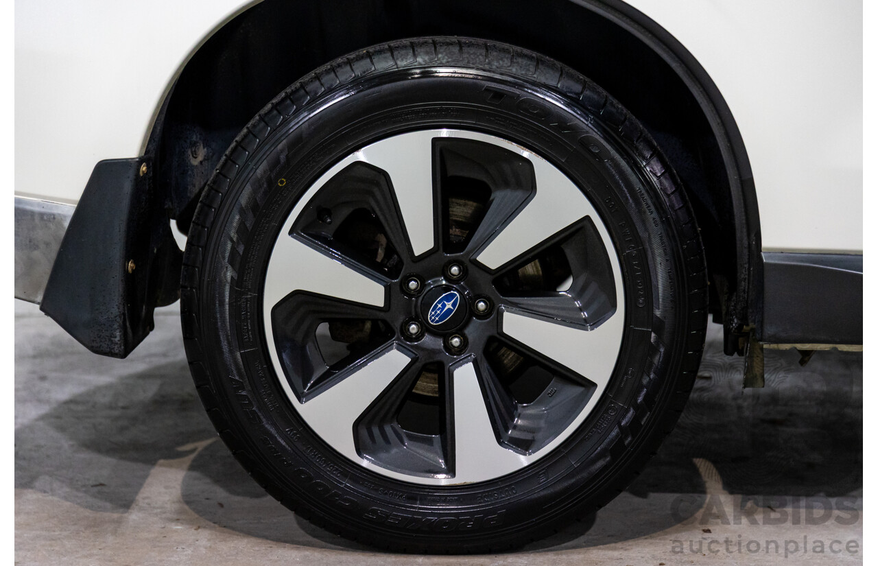 03/2016 Subaru Forester 2.0D-L (AWD) MY16 4d Wagon Crystal White Turbo Diesel 2.0L