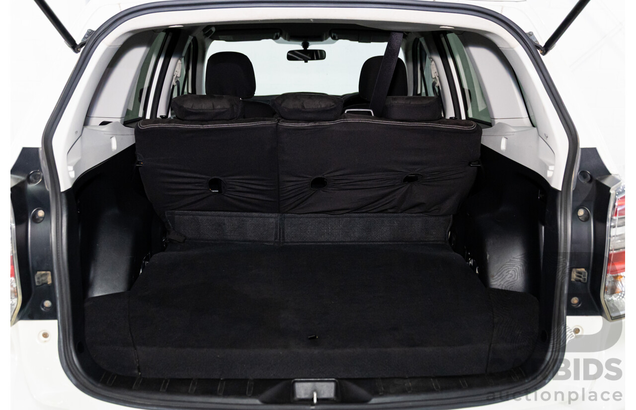 03/2016 Subaru Forester 2.0D-L (AWD) MY16 4d Wagon Crystal White Turbo Diesel 2.0L