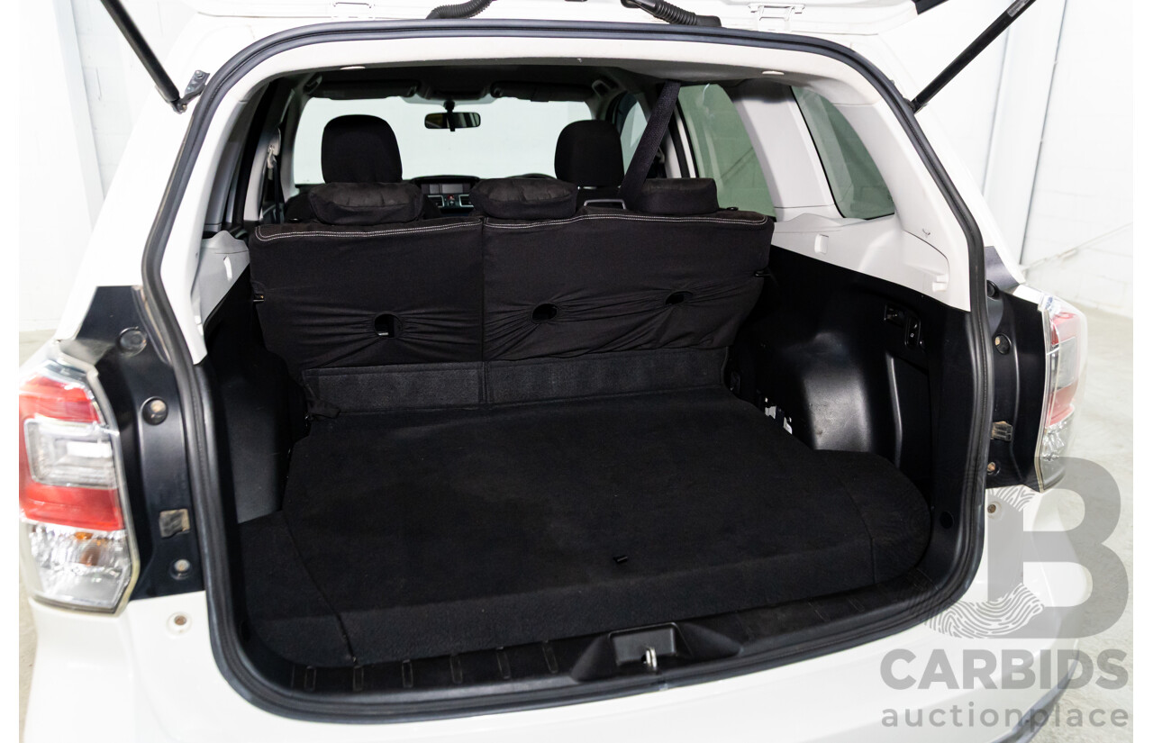 03/2016 Subaru Forester 2.0D-L (AWD) MY16 4d Wagon Crystal White Turbo Diesel 2.0L