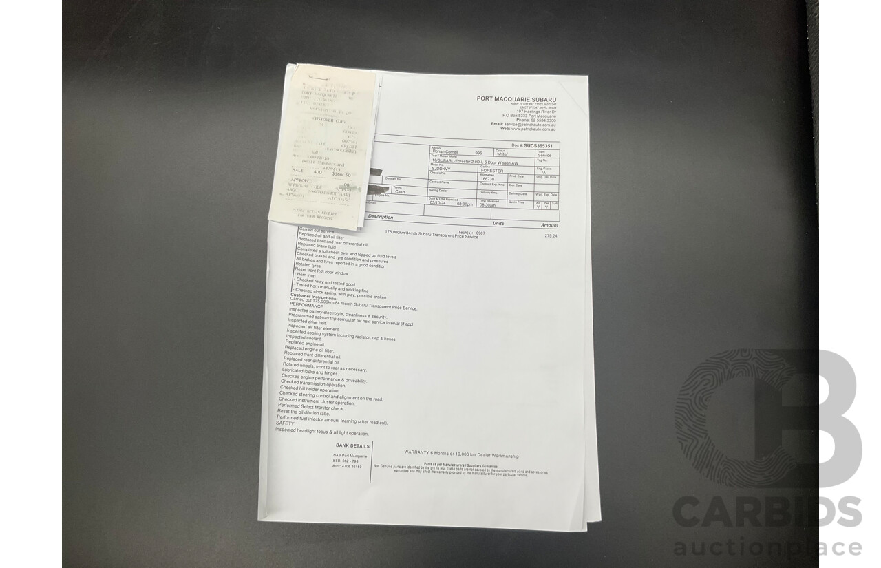 03/2016 Subaru Forester 2.0D-L (AWD) MY16 4d Wagon Crystal White Turbo Diesel 2.0L