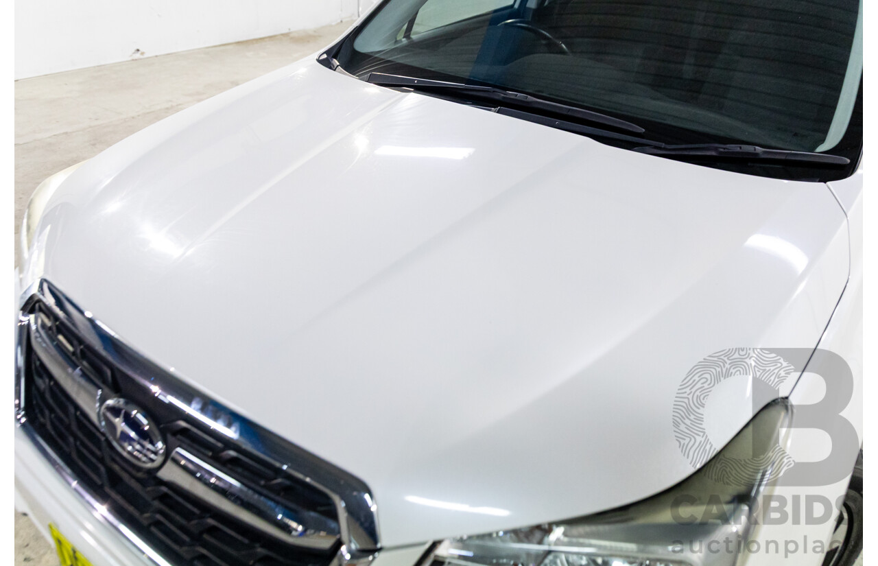 03/2016 Subaru Forester 2.0D-L (AWD) MY16 4d Wagon Crystal White Turbo Diesel 2.0L