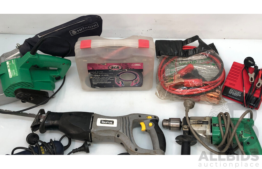 Selection of Electric Power Tools and Hand Tools - Lot of Nine