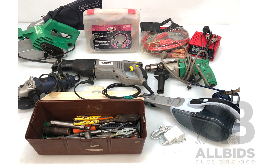 Selection of Electric Power Tools and Hand Tools - Lot of Nine