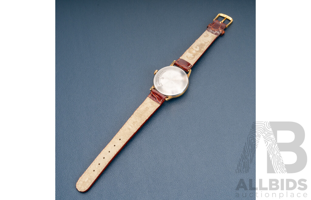 Junghaus Trilastic 17 Jewels Vintage Watch, 33mm, 20 Micron Gold Plated