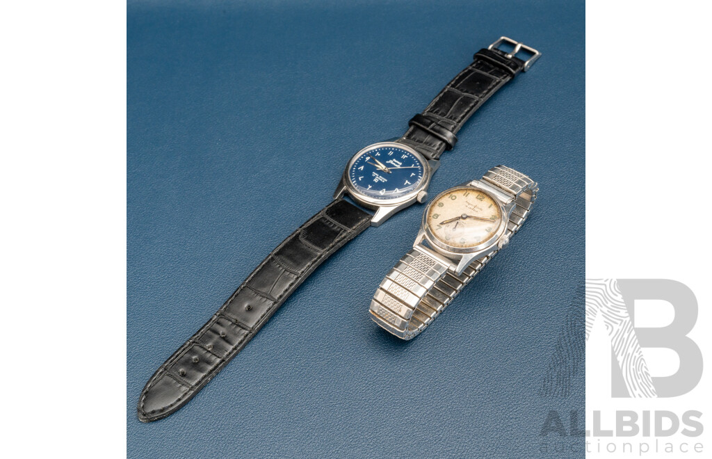 Angus & Coote 15 Jewels Vintage Watch & HMT Janata Parashock 17 Jewels Vintage Watch