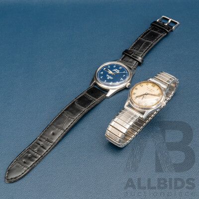 Angus & Coote 15 Jewels Vintage Watch & HMT Janata Parashock 17 Jewels Vintage Watch