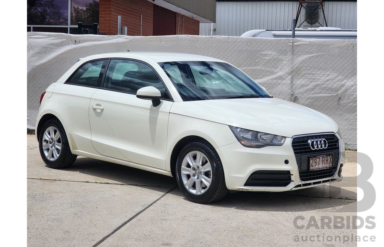 6/2011 Audi A1 1.4 TFSI Attraction 8X 3d Hatchback White 1.4L