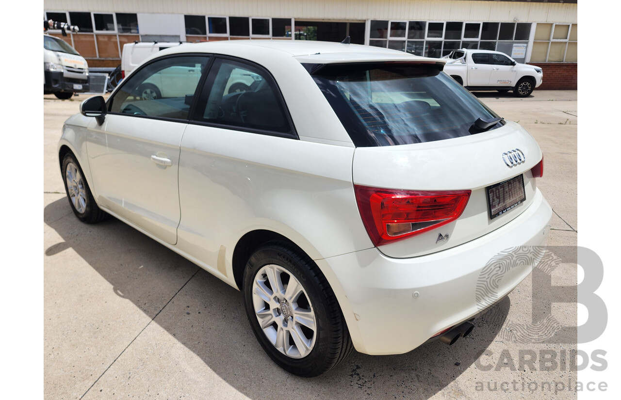 6/2011 Audi A1 1.4 TFSI Attraction 8X 3d Hatchback White 1.4L