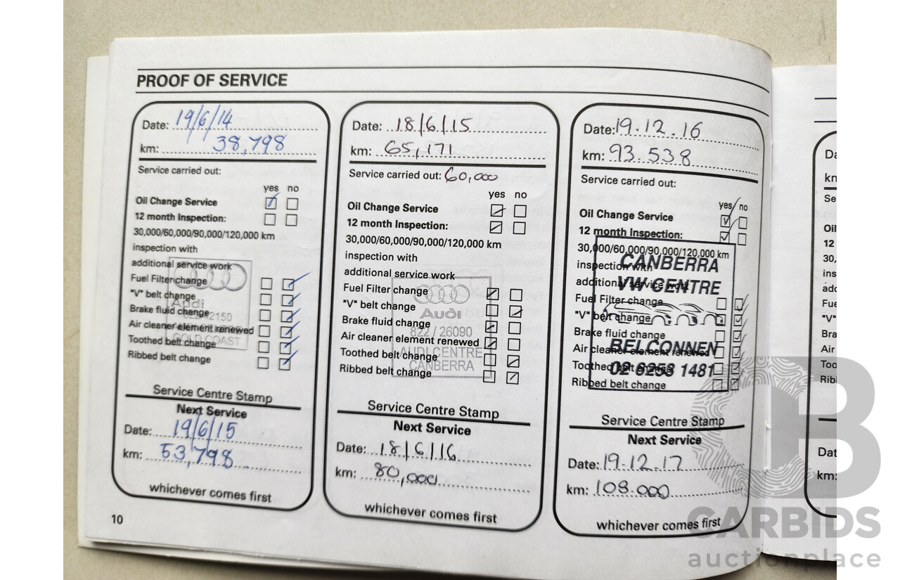 6/2011 Audi A1 1.4 TFSI Attraction 8X 3d Hatchback White 1.4L