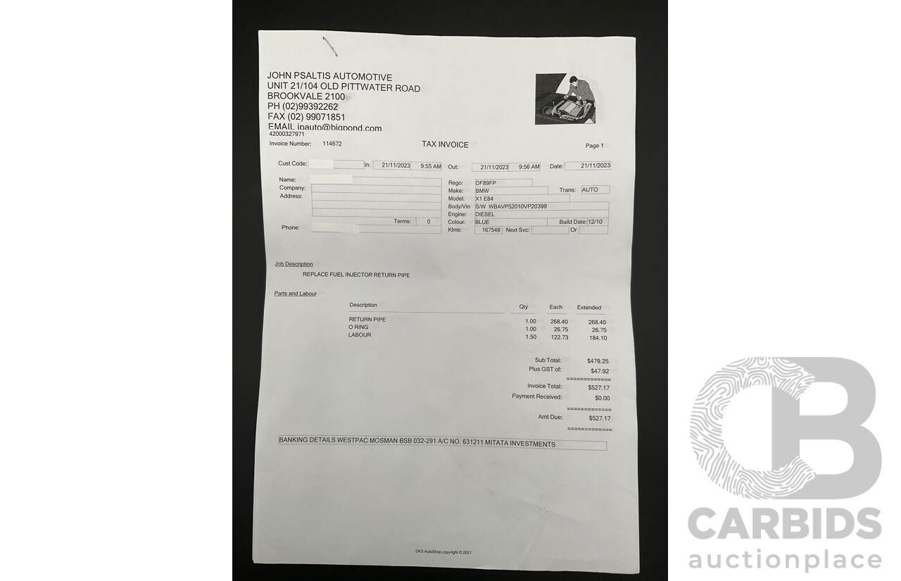 2/2011 BMW X1 xDrive23d E84 MY11 4d Wagon Deep Blue Sea Metallic Turbo Diesel 2.0L