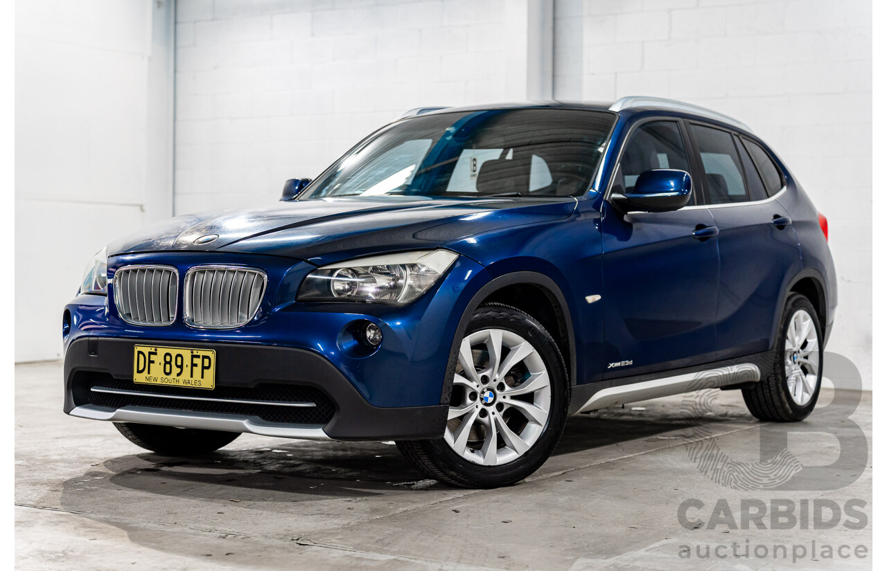 2/2011 BMW X1 xDrive23d E84 MY11 4d Wagon Deep Blue Sea Metallic Turbo Diesel 2.0L