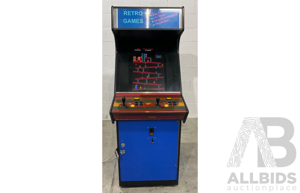 Upright Retro Games Arcade Machine