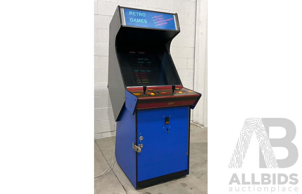 Upright Retro Games Arcade Machine