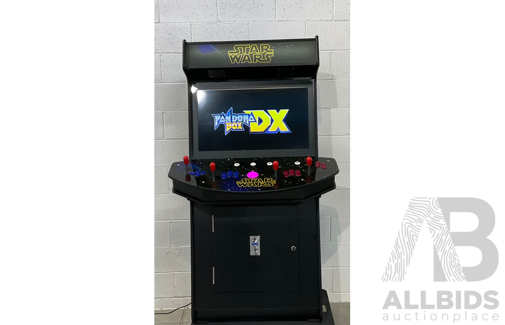 Upright Pandora Box DX Arcade Machine with Star Wars Wrap