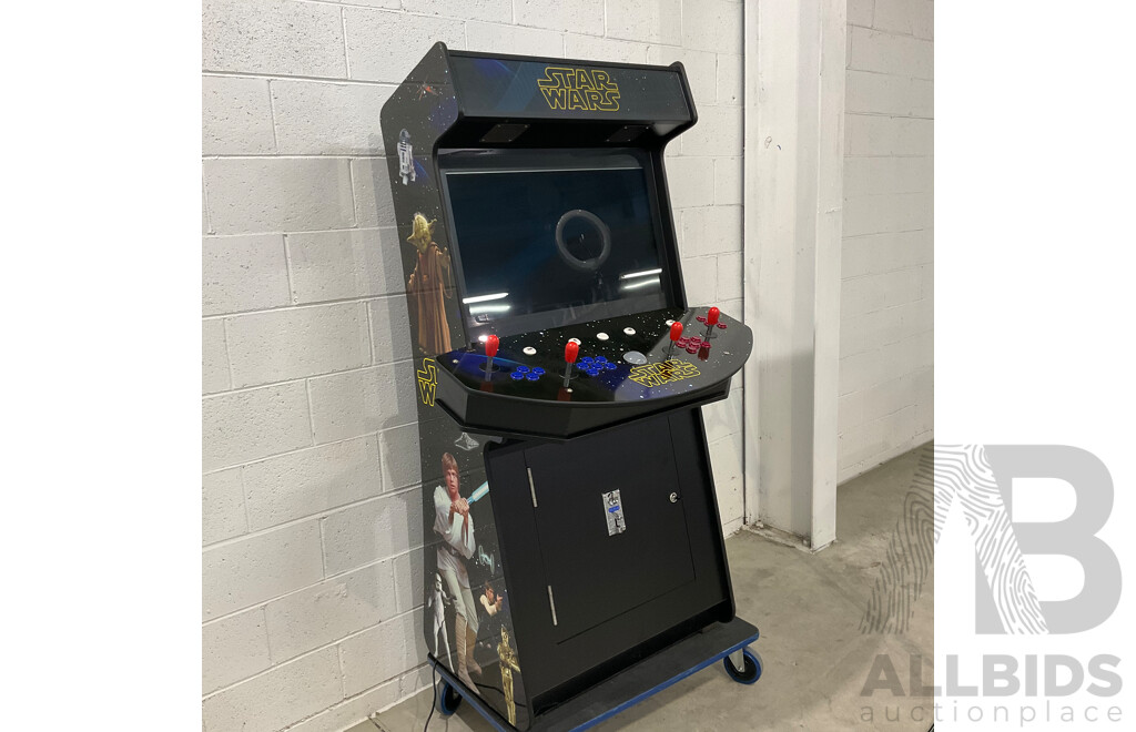 Upright Pandora Box DX Arcade Machine with Star Wars Wrap