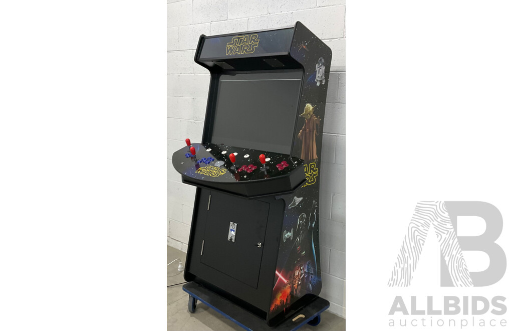 Upright Pandora Box DX Arcade Machine with Star Wars Wrap