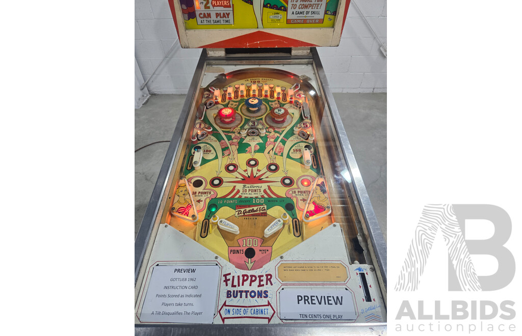 1962 Preview by Gottlieb