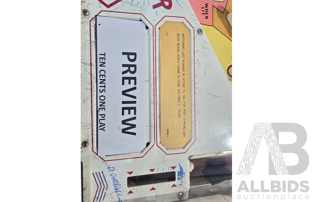 1962 Preview by Gottlieb