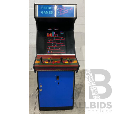 Upright Retro Games Arcade Machine