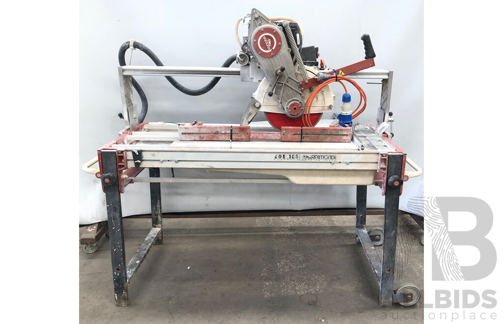 Raimondi Electric Wet Tile Saw with Mobile Stand