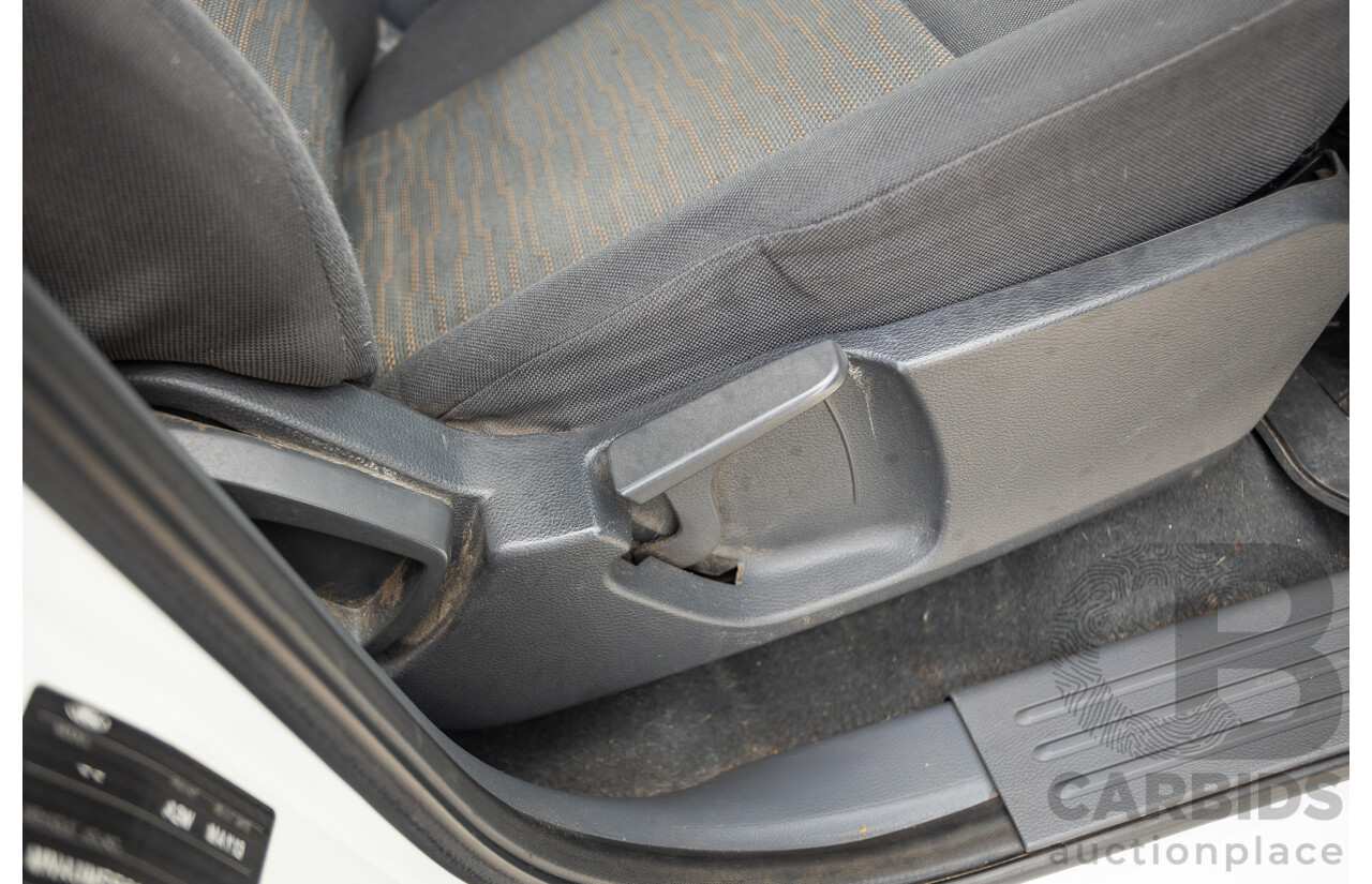 6/2013 Ford Ranger XLS (4x4) PX Dual Cab Utility White Turbo Diesel 3.2L