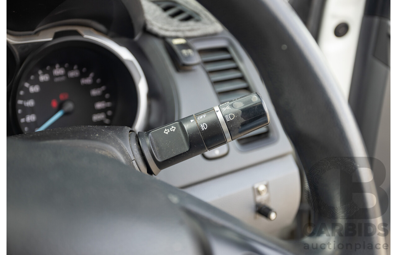 6/2013 Ford Ranger XLS (4x4) PX Dual Cab Utility White Turbo Diesel 3.2L