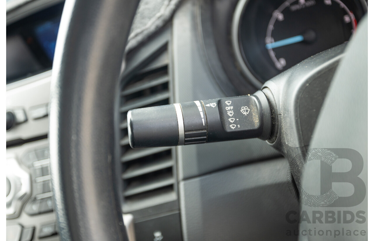 6/2013 Ford Ranger XLS (4x4) PX Dual Cab Utility White Turbo Diesel 3.2L