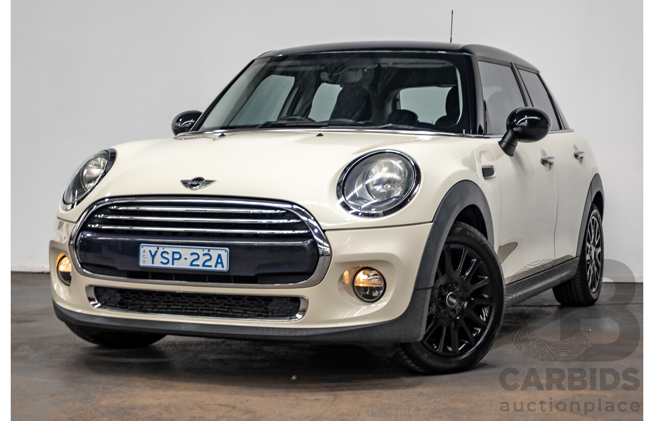 9/2015 Mini Cooper F55 5D Hatchback Pepper White Turbo 1.5L