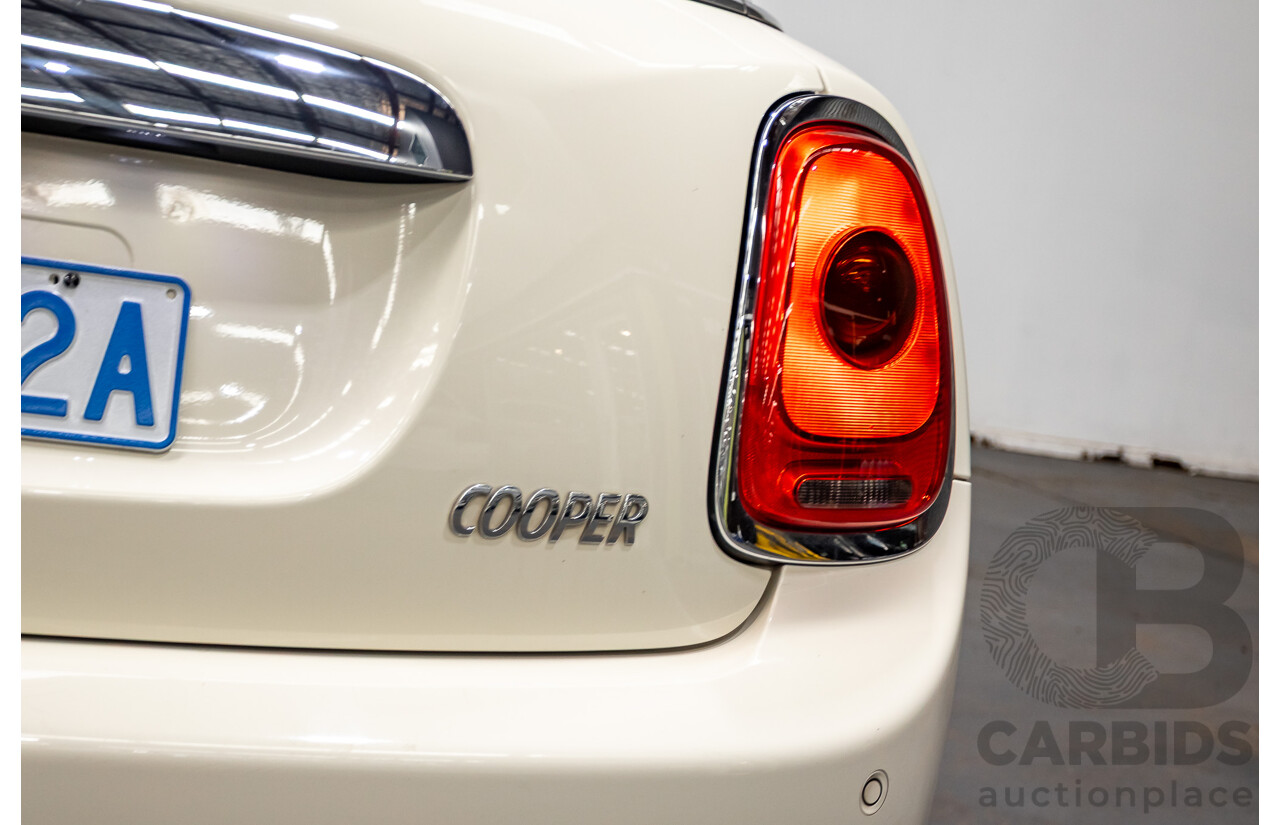 9/2015 Mini Cooper F55 5D Hatchback Pepper White Turbo 1.5L