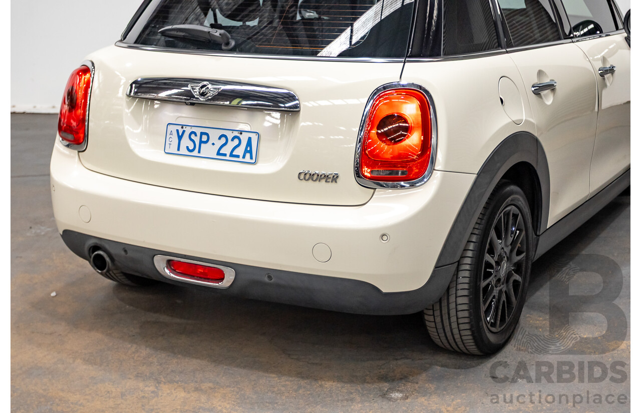9/2015 Mini Cooper F55 5D Hatchback Pepper White Turbo 1.5L