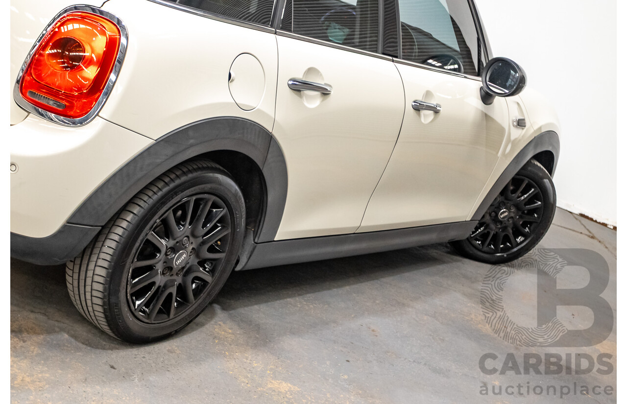 9/2015 Mini Cooper F55 5D Hatchback Pepper White Turbo 1.5L